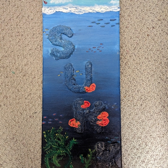 ORIGINAL ART. ARIEL DE BOER. 20" X 8" - Picture 4 of 4